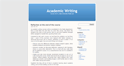 Desktop Screenshot of academicwriting.mlog.taik.fi
